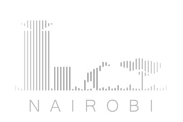 Vertical Bars Nairobi Landmark Skyline