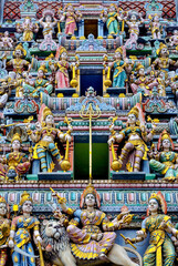 Fototapeta premium Singapore Pagoda detail