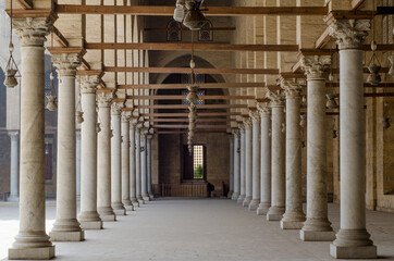 Obraz premium Al Moayyed Sheikh Mosque in cairo 