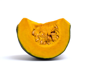 カットしたカボチャ