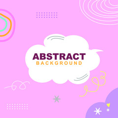 Hand draw child like love abstract background. Good to use for banner, social media template, poster and flyer template, etc.
