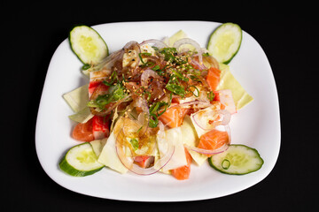 japanese food in brazil ceviche with salmon