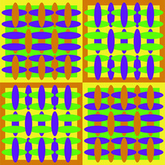 MULTICOLOR BACKGROUND - Yellow, purple, green and orange