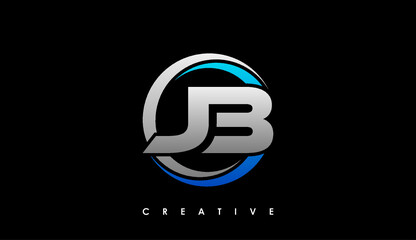 JB Letter Initial Logo Design Template Vector Illustration