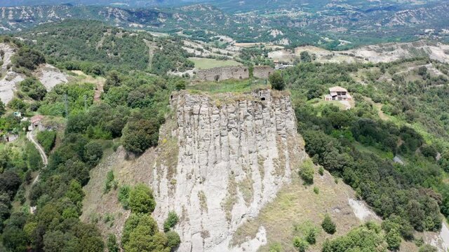 Oris Castle is situated on top of a steep rocky hill about 2km from Oris, a small town in Osona, Catalonia Spain.