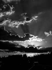 storm over the city