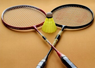 tennis racket and ball