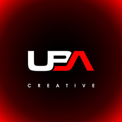 UBA Letter Initial Logo Design Template Vector Illustration