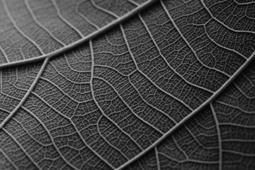 black and white leaf texture