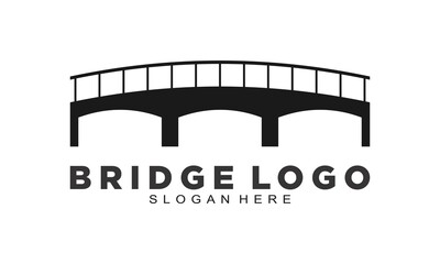 Simple elegant bridge logo