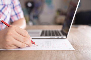 Self-service network mock exam