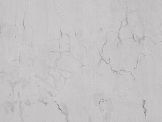 old white concrete wall with crack texture