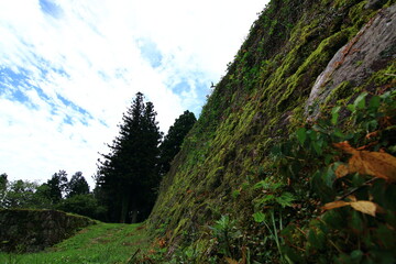 岩村城跡の石垣　岐阜県恵那市
