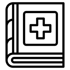 Obraz premium Medical outline icon