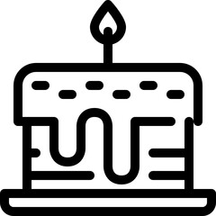 cake outline icon