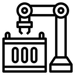 Conveyor outline icon