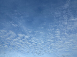 Fototapeta premium view of blue sky background