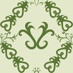 illustration green vector for background