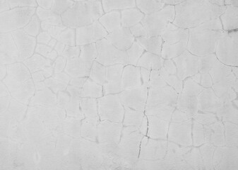 aged street white wall with crack texture