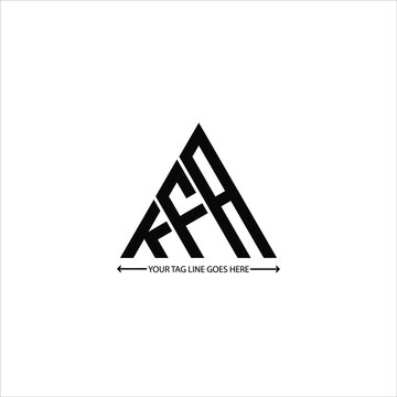 KFA letter logo creative design. KFA unique design
