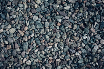 Gravel texture background. Crushed stone . construction industry concept