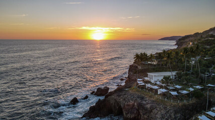 Obraz premium sunset over the sea