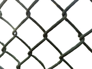 Fototapeta premium bent metal photographed - close-up