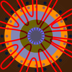 銅鑼の音のイメージから着想を得て4