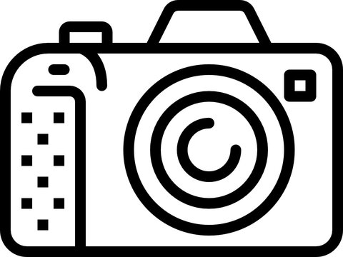 recommend clip art: dslr camera outline icon