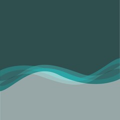 Abstract dark green colors with line curves background