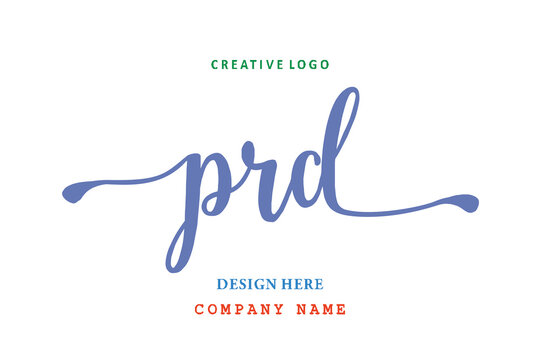 PRD lettering logo is simple, easy to understand and authoritative