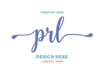 PRL lettering logo is simple, easy to understand and authoritative