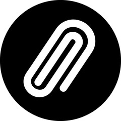 paperclip icon vector