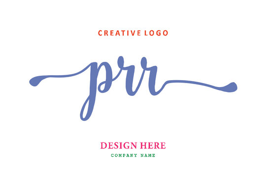 PRR lettering logo is simple, easy to understand and authoritative