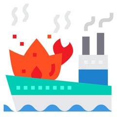 Fire flat icon