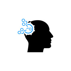 Creative human tech icon