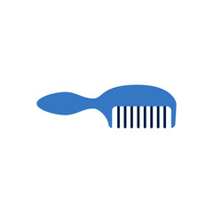 Beauty comb hair salon icon in color icon, isolated on white background 