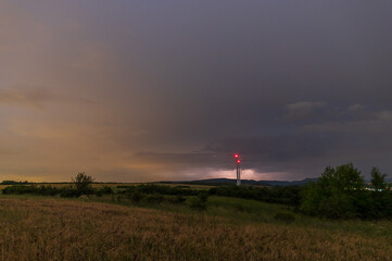 turbine and lightning