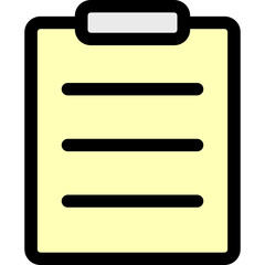 clipboard icon vector