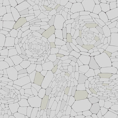 gray stone wall with abstract pattern geometric seamless pattern - 440905248