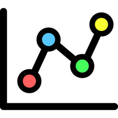 graph icon vector