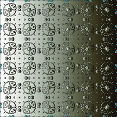 Pattern with a black-and-white gradient . Abstract metallic background