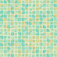 Abstract Geometric Pattern generative computational art illustration