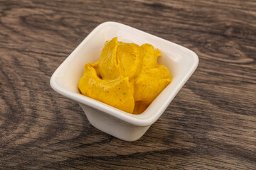 Asian Curry sauce in the bowl