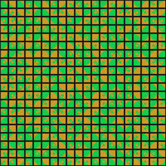 Abstract Geometric Pattern generative computational art illustration