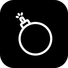 bomb icon vector