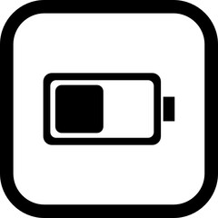 battery icon vector