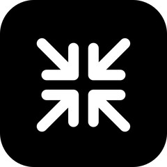 shrink screen icon vector