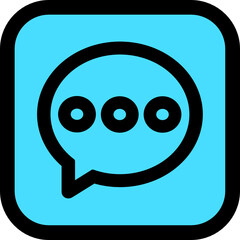 Obraz premium chat bubble icon vector