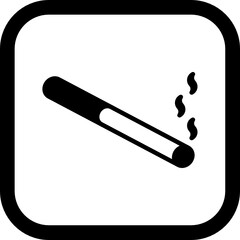 cigarette icon vector